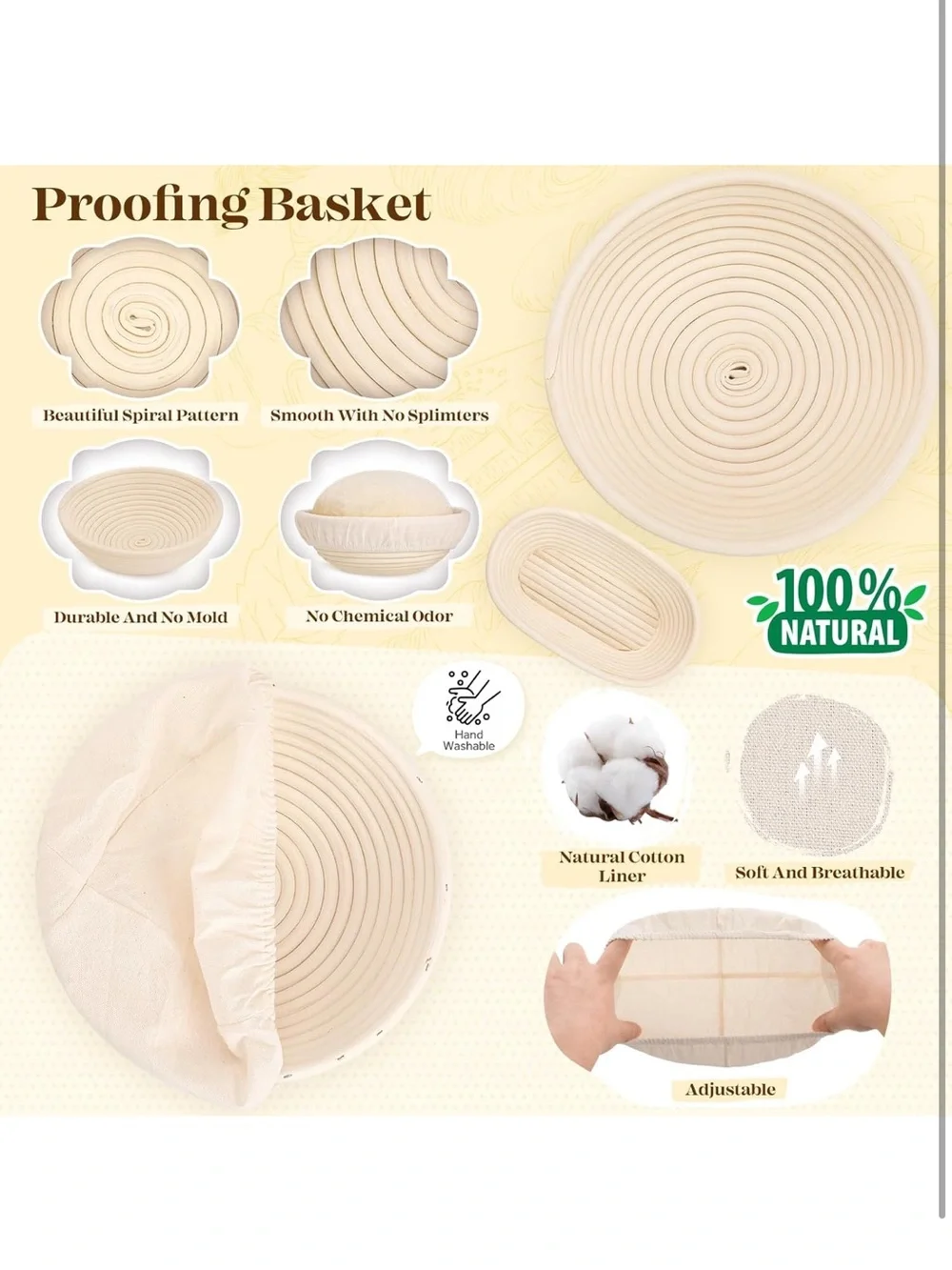 sourdough bread baking supplies sourdough starter kit bread proofing basket